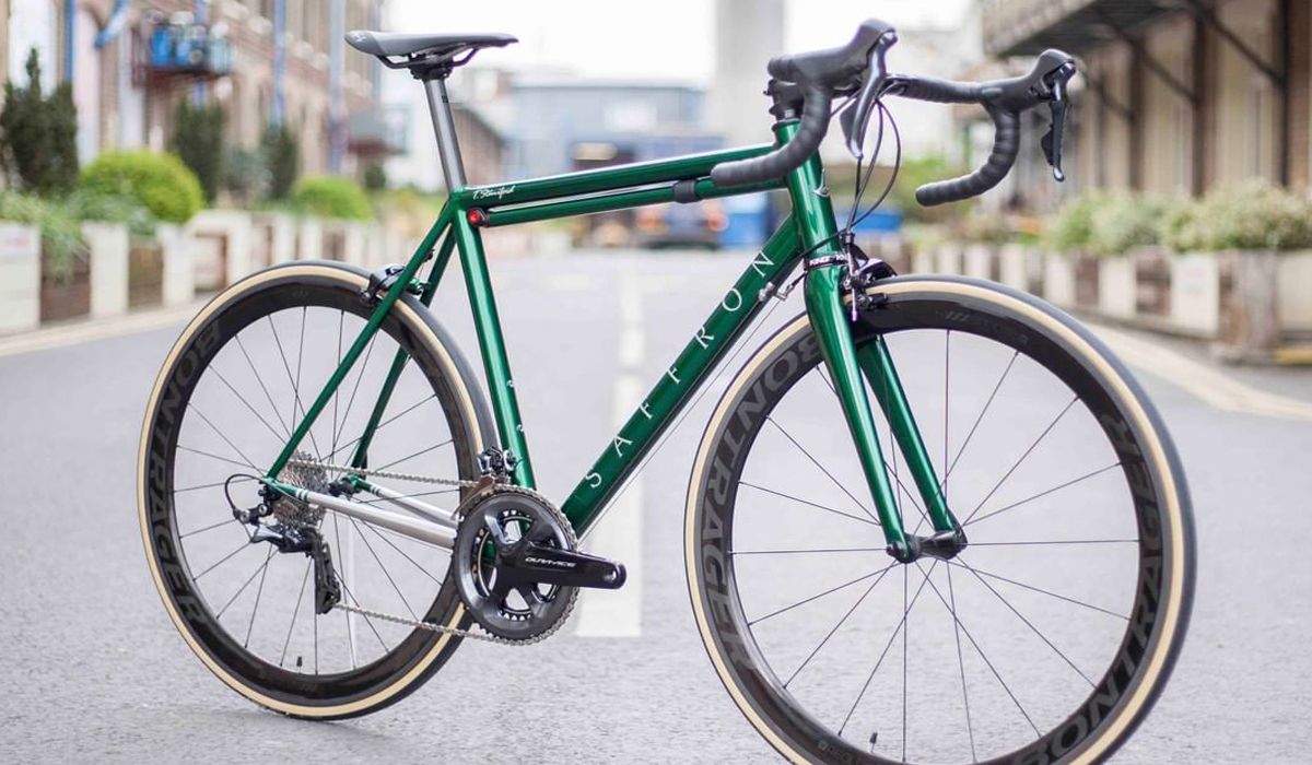 Saffron Frameworks custom cycling road bike