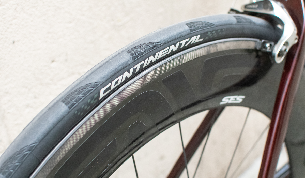 Continental tyres on ENVE SES wheels