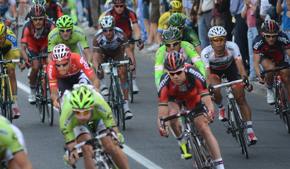 Cadel Evans at the Giro d'Italia