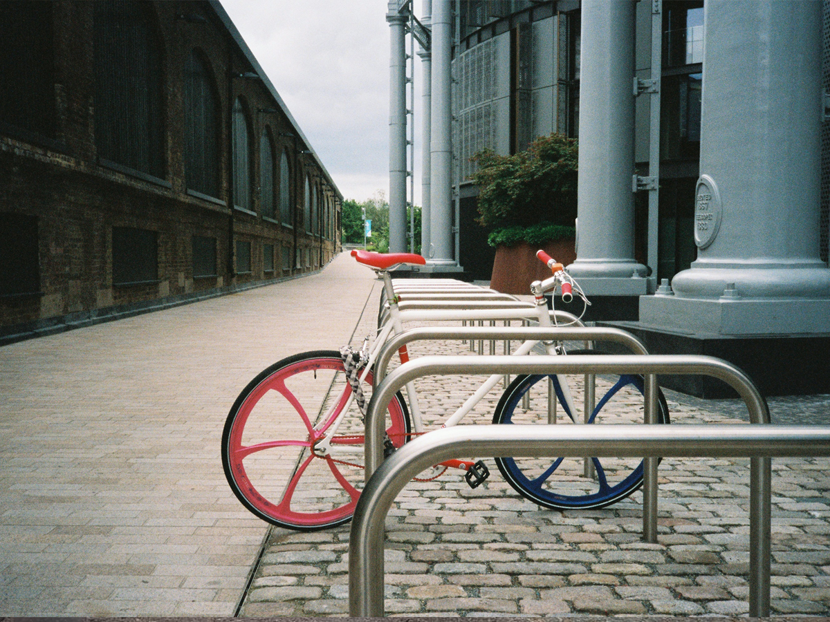 bicycle locked up