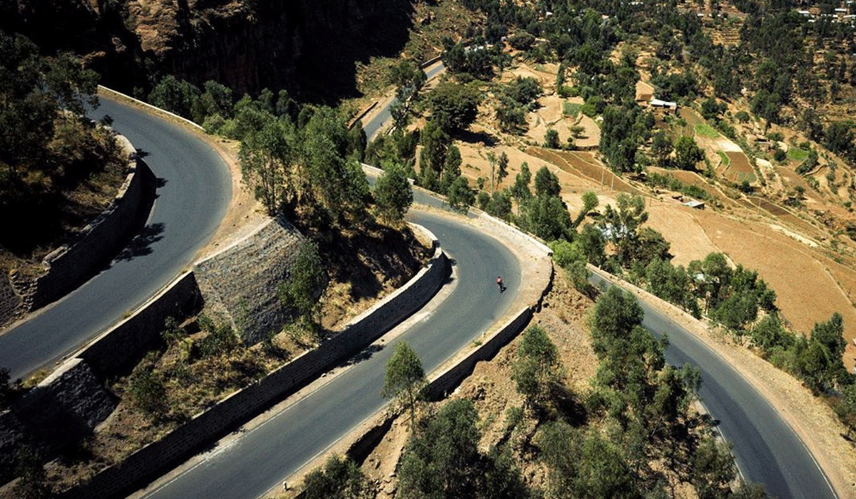 Cycling switchbacks in Africa