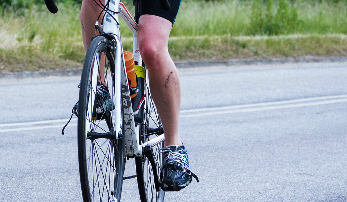 Woman cycling 