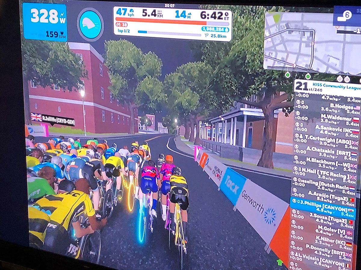 Zwift racing