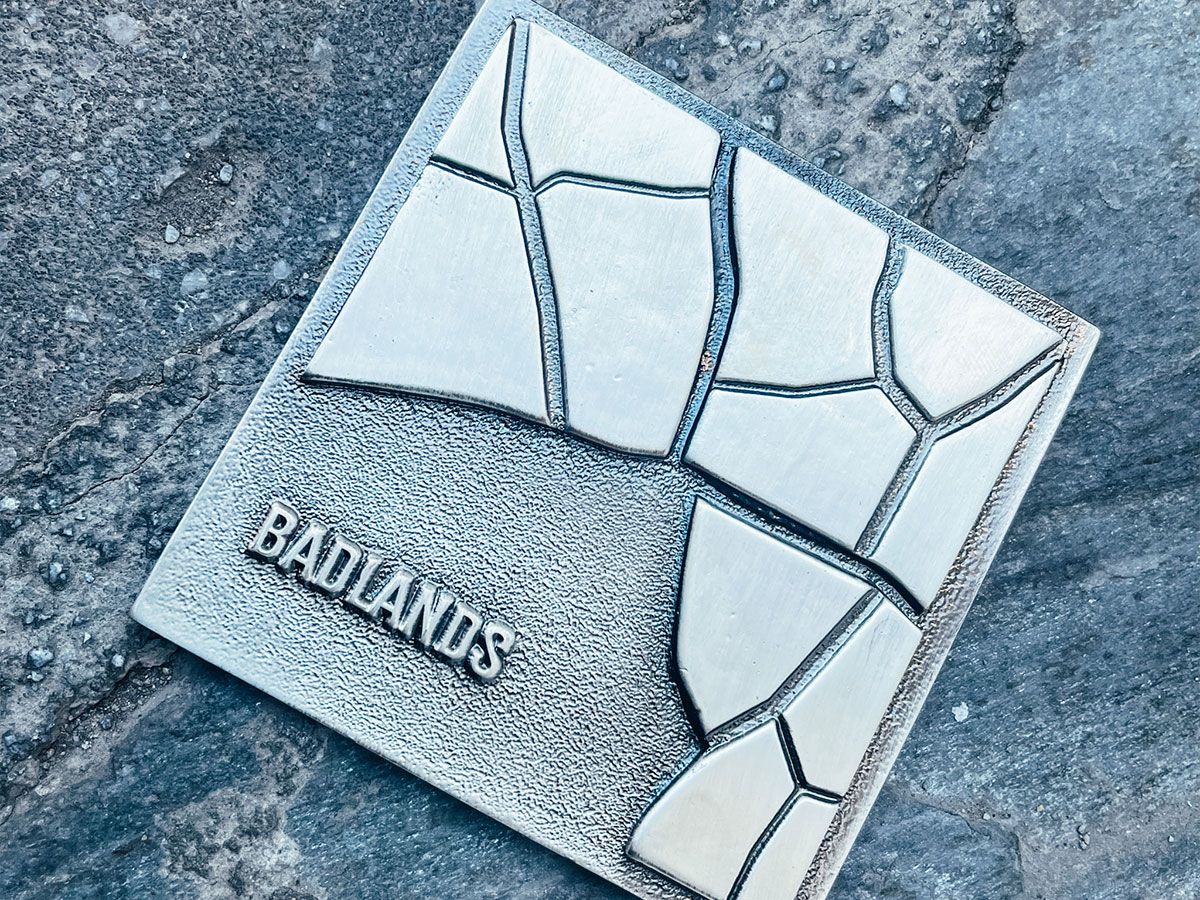 Badlands finishers trophy