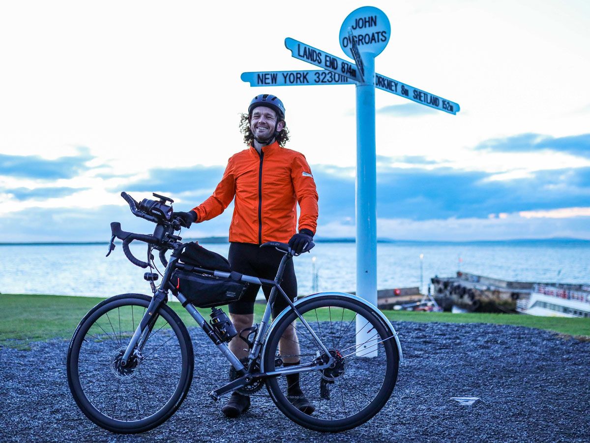 Gavin Towers at John o'Groats