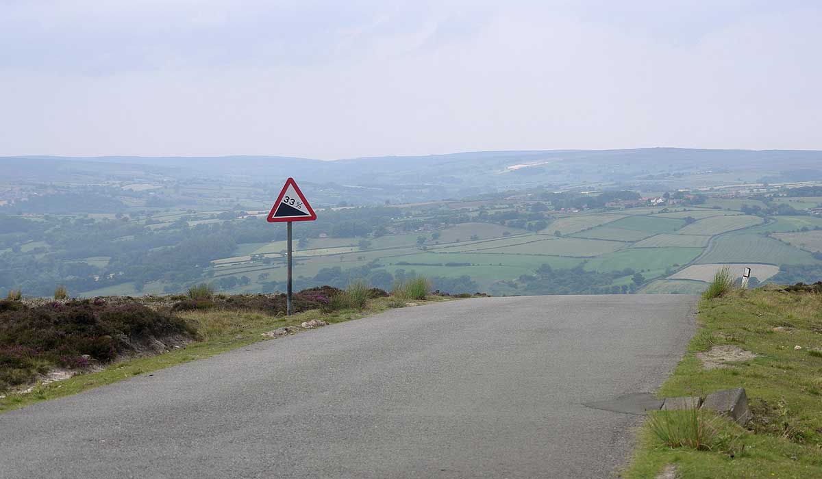 Yorkshire moors cycling