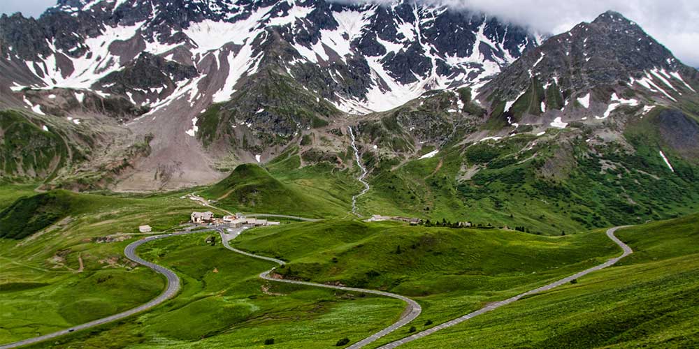 Col du Galibier cycling